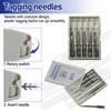 1Set Clothes Garment Price Label Tagging Tag Gun Tools Machine +5 Steel Needles+1000 Barbs Labeller Machine Sewing Tools