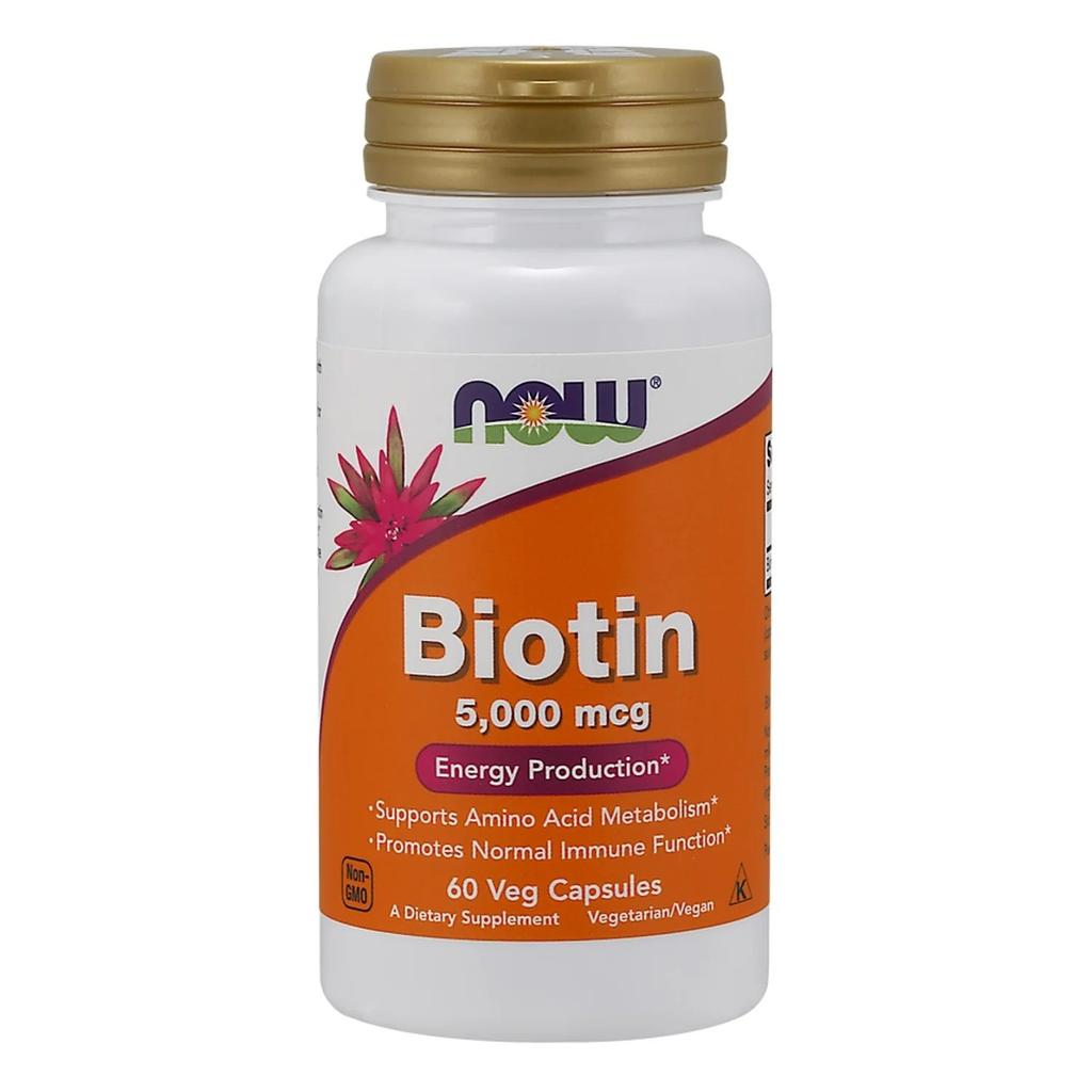 Biotin, 5000mcg - 60 vcaps