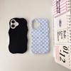 Summer Fresh Small Plaid for iPhone 16pro Max Apple 17 Phone Case 15/14 Feilin Wave Shell