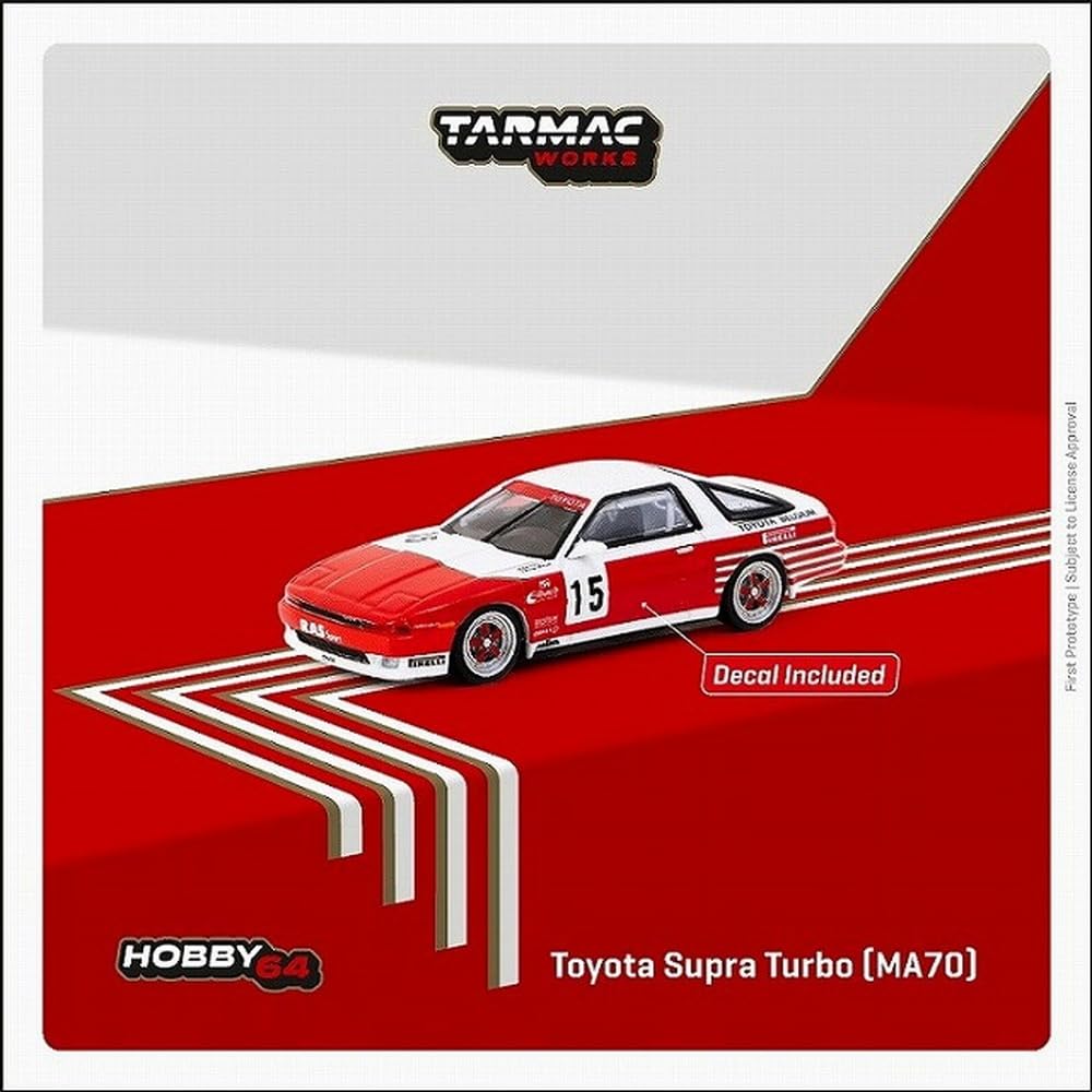 TARMACWORKS Toyota Supra Turbo ETCC 1987 Calderari Dokončený produkt 1/64 (MA70) M. Micangeli/E. T64-064-87ETC15