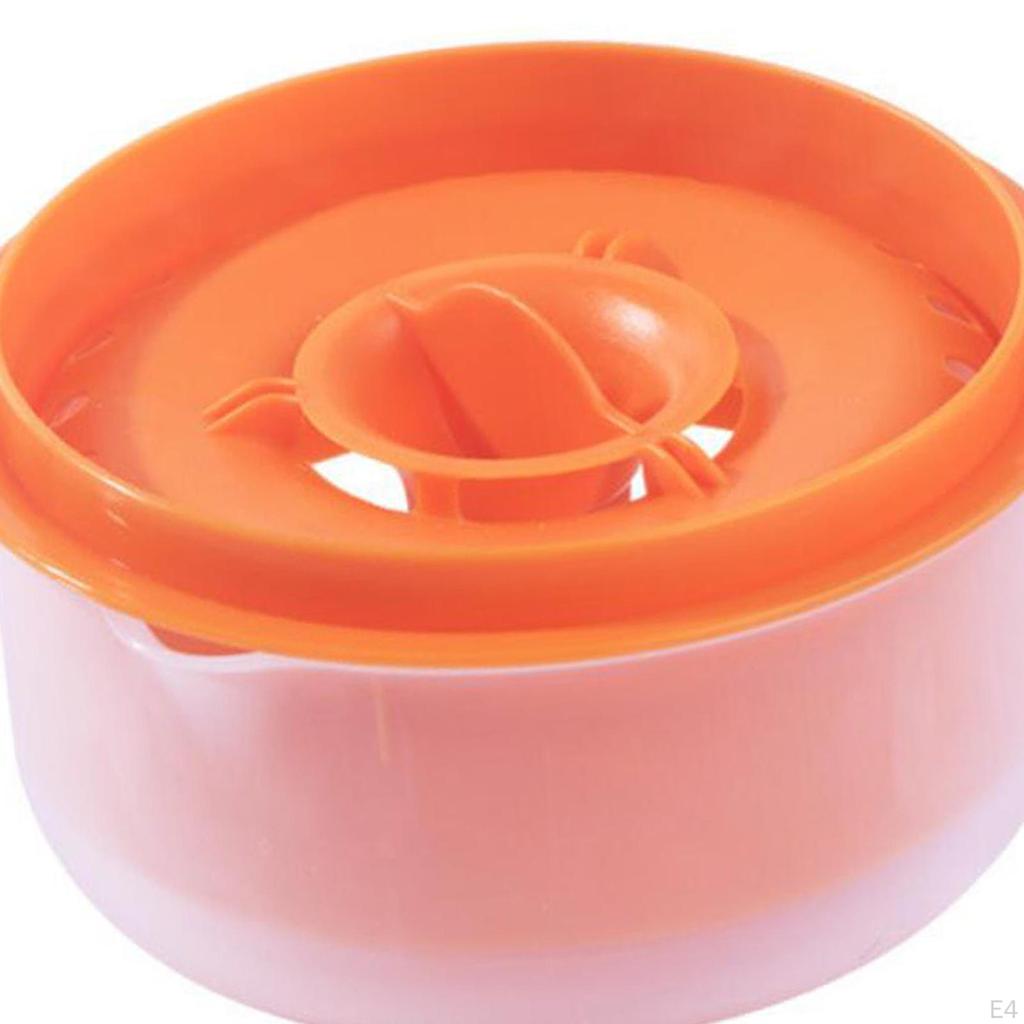 Eiertrenner, 13 x 7 cm, großes Fassungsvermögen, kann 5 Eier verarbeiten, praktisches Sieb, Backwerkzeuge