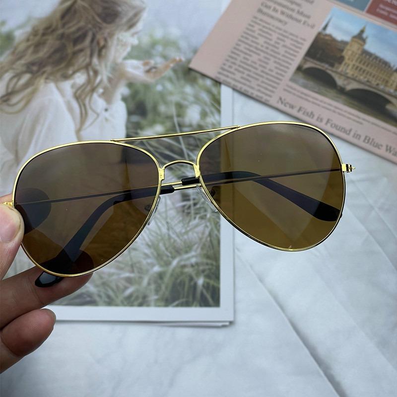 Fashionable New Fashion Classic Glasses for gentlemen Aviator Metal Frame Outdoor Sports Eyewear Anti-UV Driving Sunglasses Glasses