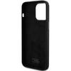 Karl Lagerfeld KLHCP15XSMHCNPK iPhone 15 Pro Max 6.7" black Silicone Choupette Metal Pin
