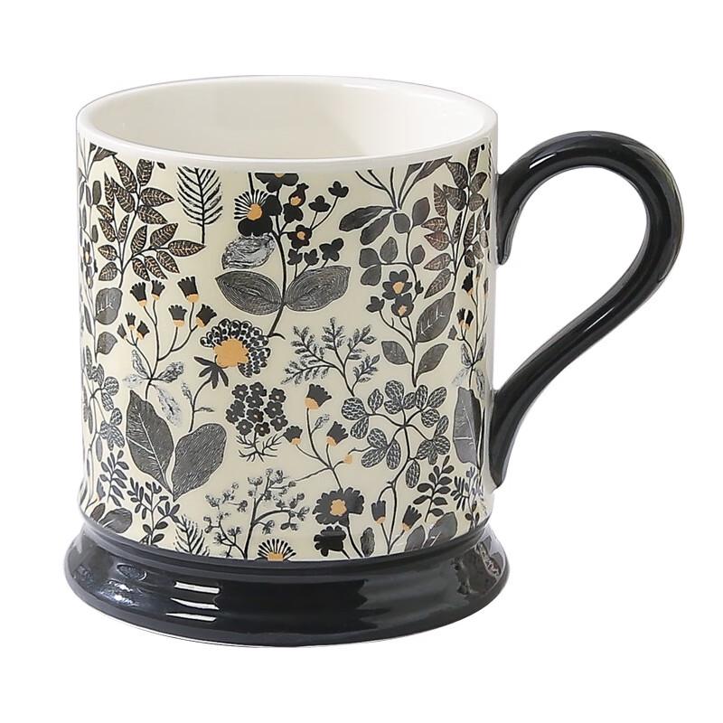 Elegant Rose Retro Ceramic Mug