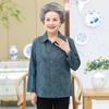 Grandma's Long-Sleeve Spring & Autumn Top for Elderly Women