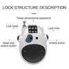 Motorcycle Cable Lock: Retractable Steel Wire - Bicycle, Helmet, Luggage, Travel and Mini Motorcycle Lock