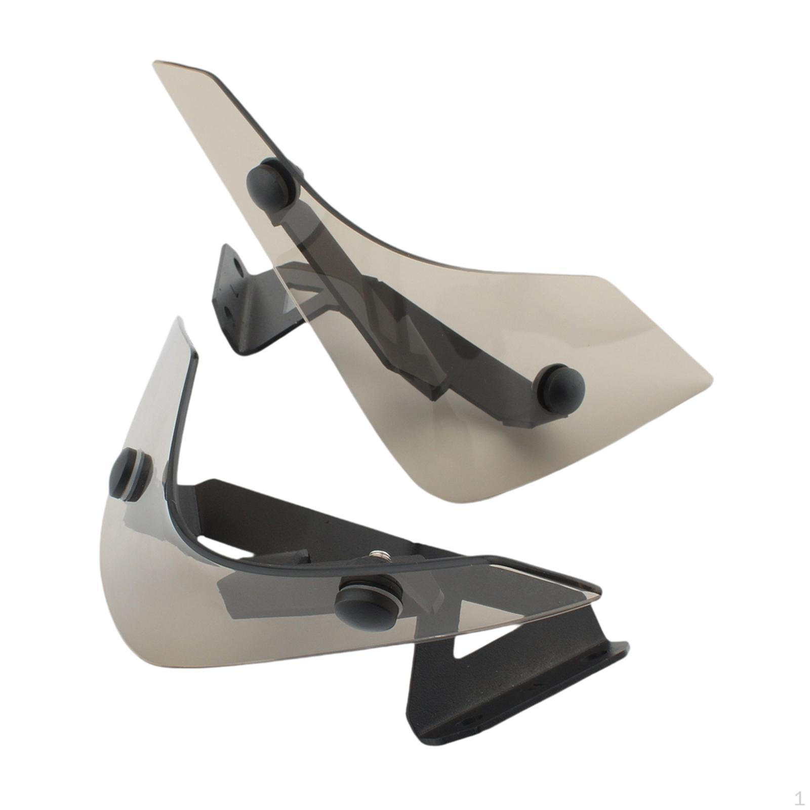 Ветровые дефлекторы для мотоциклов Боковые дефлекторы для мотоциклов Высокопроизводительные сменные прочные аксессуары серый