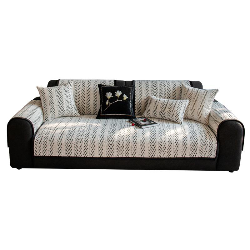 Winter Plush Sofa Cushion Winter  New Seat Cushion Cover Cloth Non-Slip Light Luxury High-End Cross-Border Sofa Cover
