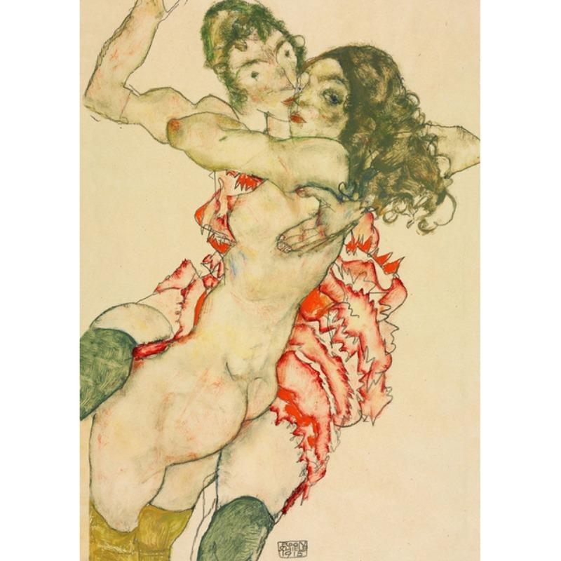 

Эгон Шиле Abstact Цвет Тела Очертание Эскиз Холст Искусство Принт Картина Плакат Настенная Картина Для Гостиной Домашний Декор 21cm×30cm NoFrame