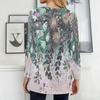 Plus Size Women Crew Neck Long Sleeve Tunic Soft Oversized Tops For Household Chores And Outdoor Walks