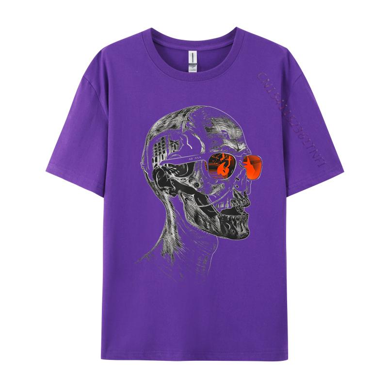 Unisex Clothes Zombie Costume Halloween Sunglasses Art Zombie Tshirt Tee Tops Cotton Oversized T Shirt Cool TShirt