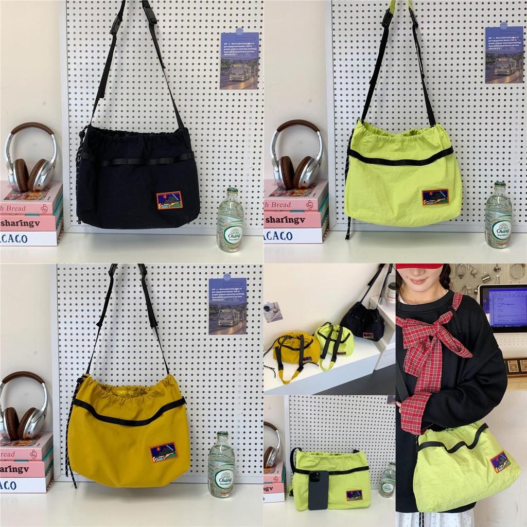 Polyester Lined Drawstring Water Bucket Bag For Casual Outdoor Activities And Commuting
