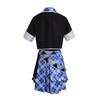 Project Sekai Luka Cosplay Outfit Megurine Luka Blue Tartan Dress Halloween Party Costume Complete Set For Woman Girl