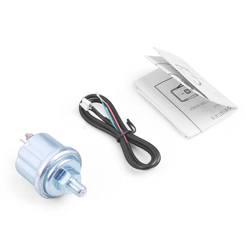 2' 52MM Digital Oil Pressure Gauge 0-7bar Dynoracing Oil Press Gauge Blue LED with Sensor Car Meter