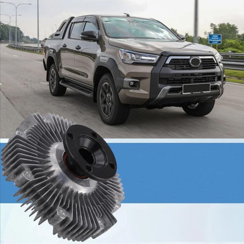 Aluminum Alloy Fan Coupling Easy Installation Design Lowers Engine Temperature By 3-5% Improves Fuel Economy For Vehicles