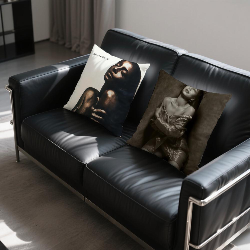 S-Sade Band Rock cushion cover Square Sofa Cushion Cover Casual Skin-Friendly Comfortable Pillow Cover
