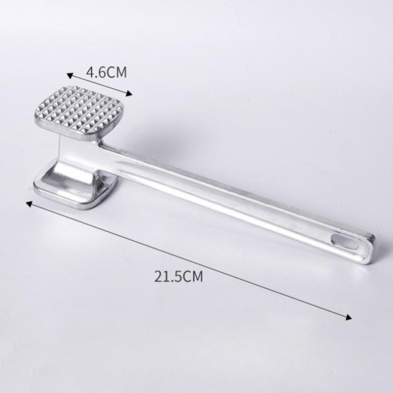 Meat tenderizing hammer tool for pounding beef, chicken, and pork | Aluminum alloy kitchen meat mallet tool