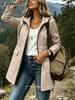 Trendy Autumn Chic Women's Fashion Outdoor Rainproof Windbreaker Jacket Coat