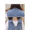 Spring and Summer New Women's Denim Vest with Large Pocket Loose Korean Vest Jacket