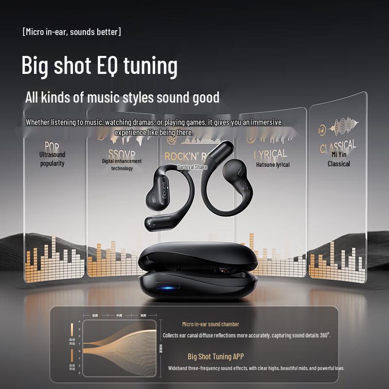 SANAG G6S Bone Conduction Sports Bluetooth Headphones