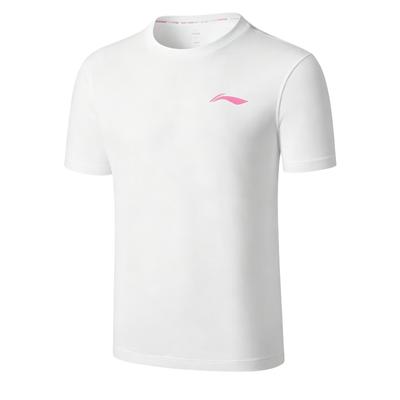 Li-Ning Casual Training Series Letter Print Simple Versatile Short Sleeve T-Shirt Unisex Tops AHSWA85-2