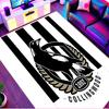 Collingwood Magpies Print Rug, Washable Floor Carpet, For Entryway Dorm Laundry Room Office Study, Home Decor Birthday Christmas Gift