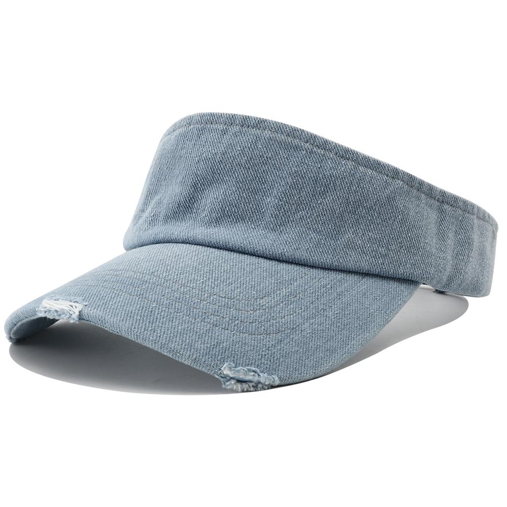 New Summer Breathable Sun Visor Hat Women Men Adjustable Uv Protection Top Empty Beach Tennis Golf Running Sunscreen Cap