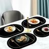 Creative Shapes Placemats,Double-Sided Design Coffee Tea Mat,Nordic Style Kitchen Dining Decor Place Mats,Tableware Pad