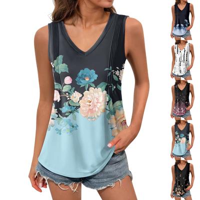 Women's Girl Tank Top Solid Color Casual  Top Tank Tops For Women Loose Fit Sleeveless Tops Flowy