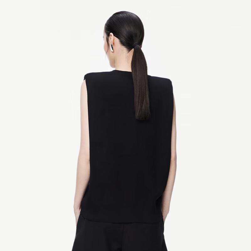 JNBY V-Neck Loose Knit Vest