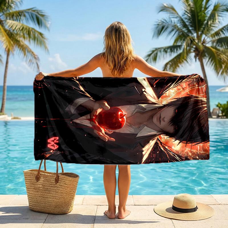 Light Fashion Beach Towel: Ideal for Summer Adventures Soft, absorbent and quick drying suitable for swimming and bathing