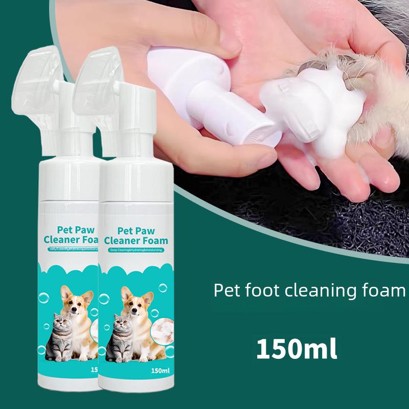 

Пена для чистки лап Cross-Border Pet для собак и кошек — не требует смывания, 150 мл