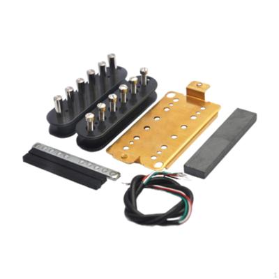 Kits de captadores de guitarra DIY Bobina dupla Fácil instalação Acessórios leves e resistentes