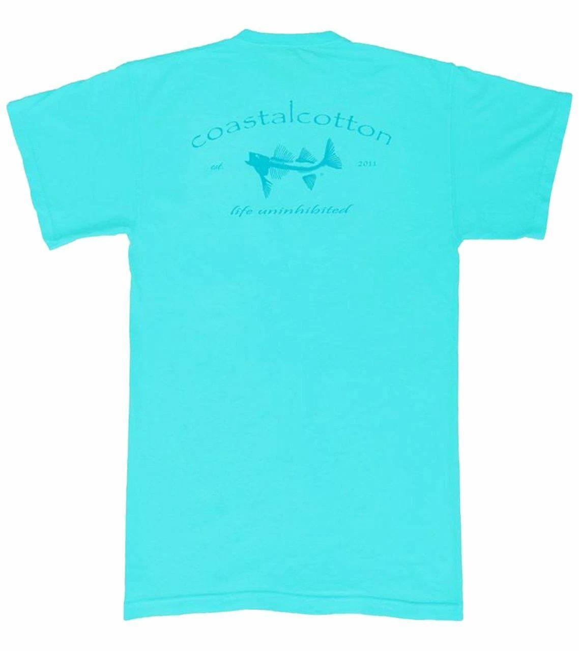 Coastal Cotton Abbigliamento Classico Logo Manica Corta Tasca T-Shirt 2XL