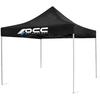 Tente - OCC MOTOR SPORT - Paslanmaz Çelik - 3x3m - %100 Su Geçirmez - Siyah