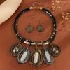 Crystal Multi-layer Jewelry Set African Women Jewelry Set Necklace Earrings Set  Banquet Party