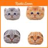 Plush Alien Cat Pillow Available In Gray Folded Ear Cat And Yellow Folded Ear Cat