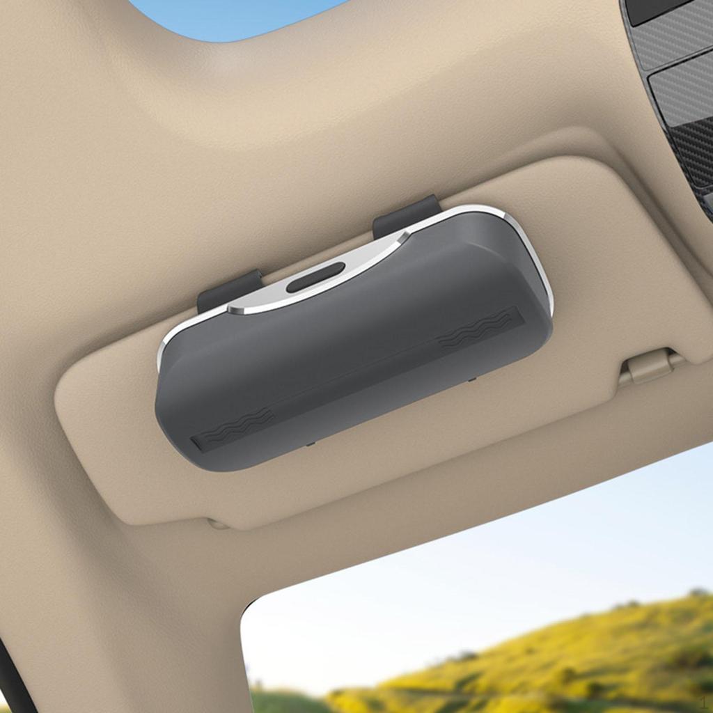 Sunglasses Holder for Car Visor Box Space Saving Convenient Men Women Eyeglasses Storage