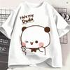 Dudu Bubu T Shirt For Unisex Cotton Vintage Tshirts Crew Neck Love Tee Shirt Short Sleeve Clothing Classic
