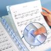 Transparent Music Score Folder A4 Piano Sheets Folder Creative Document Storage Organizer
