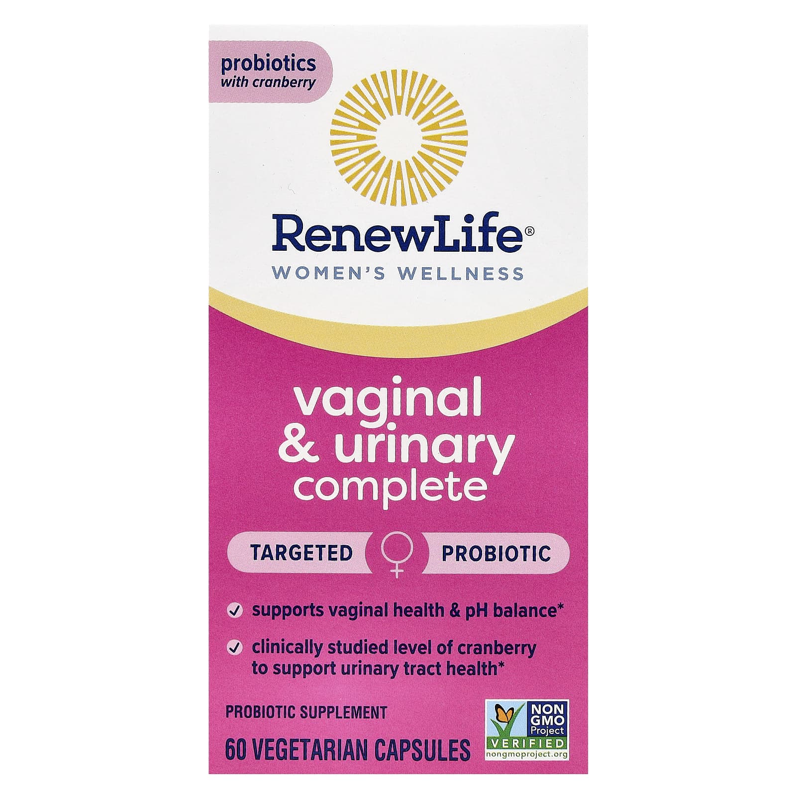 

Women s Wellness, Vaginal and Urinary Tract Complete, 60 Veggie Capsules