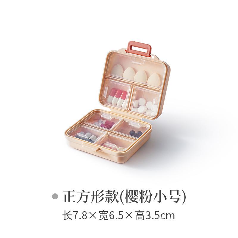 Portable Medicine Box Sub-packing Mini 7 Days Old Man Travel Pillboxes Large Capacity Storage Box