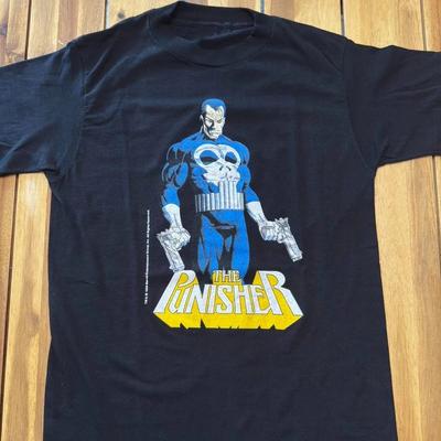 Marvel 1989 The Punisher Shirt Size S-5XL Reprint Unisex T-Shirt