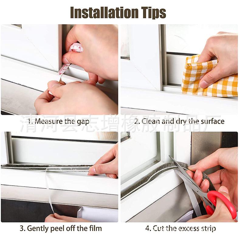 Self-Adhesive Windproof & Soundproof Sealing Strip for Windows and Wardrobes