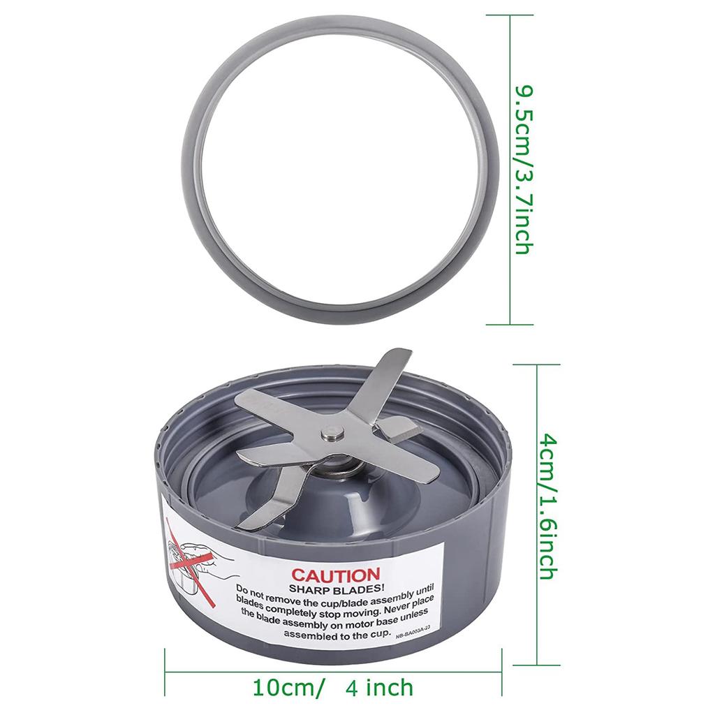 Replacement Extractor Blade Compatible for NutriBullet 600W/900W Pro Exclusive Blender NB-101S NB-201 NB9-1301 NB-101B