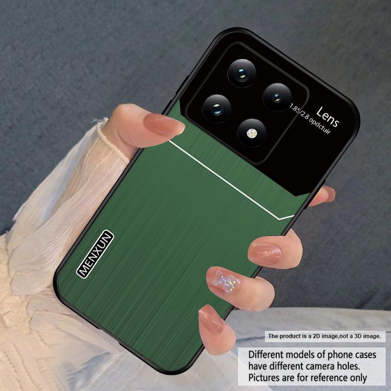 Brauner vertikaler Streifen Für Xiaomi Poco X7 M7 Pro 5G M5 X4Pro 4 M6 4G C65 C75 F6 F5 X6 5 7 X5 F7 Ultra M5S M4Pro 5G weiche Handyhülle