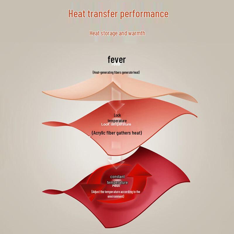 ROMON Men's Winter Fleece-Lined Straight Leg Casual Pants