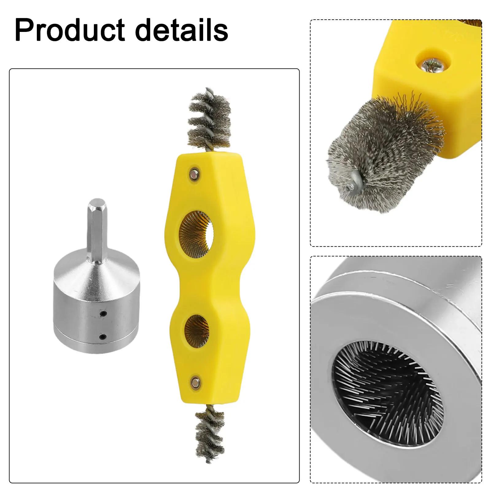 15MM Copper Pipe Cleaner Versatile Cleaning Solution Dual-End Cleaner Hexagonal Handle Design High Torque Resistance