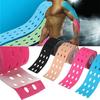 Punch Muscle Stickers Sports Tape Athletes Special Colorful Perforated Muscle Stickers Color Random