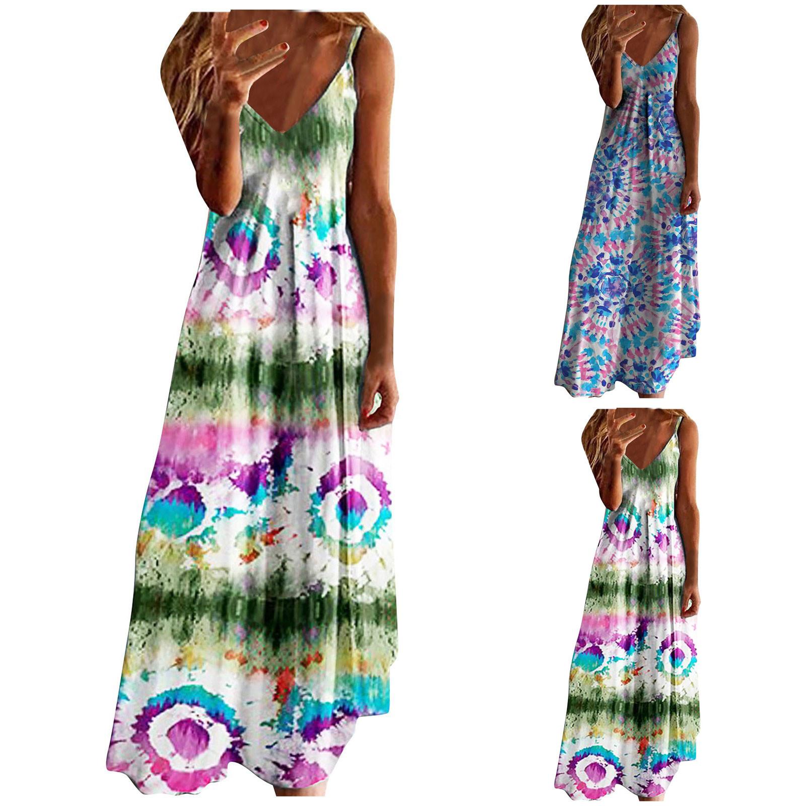 

Модное женское сексуальное летнее повседневное платье без рукавов с круглым вырезом и открытой вилкой